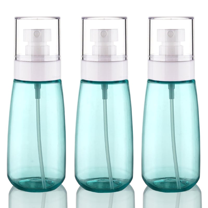 Cosywell Spray Bottle for Hair TSA Approved 3.4oz 100ml 3 Pack Leak Proof Travel Spray Bottle Empty Refillable Small Spray Bottles for Perfume Essential Oils Toners Rose Water Cosmetics (3Green) - Image 1
